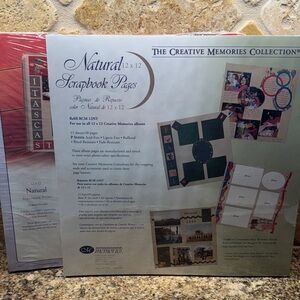 NEW - set of 2 Creative Memories Natural 12x12 Refill 15 sheets/30 pages each